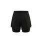 Black shorts on a white background (Black)