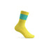 Yellow sock with a green band on a white background (Green)