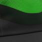 Close-up of a green and black fabric texture (Green)