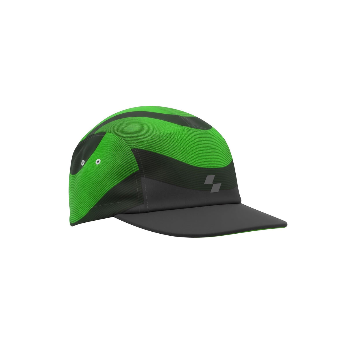 Green and black cap on a white background (Green)