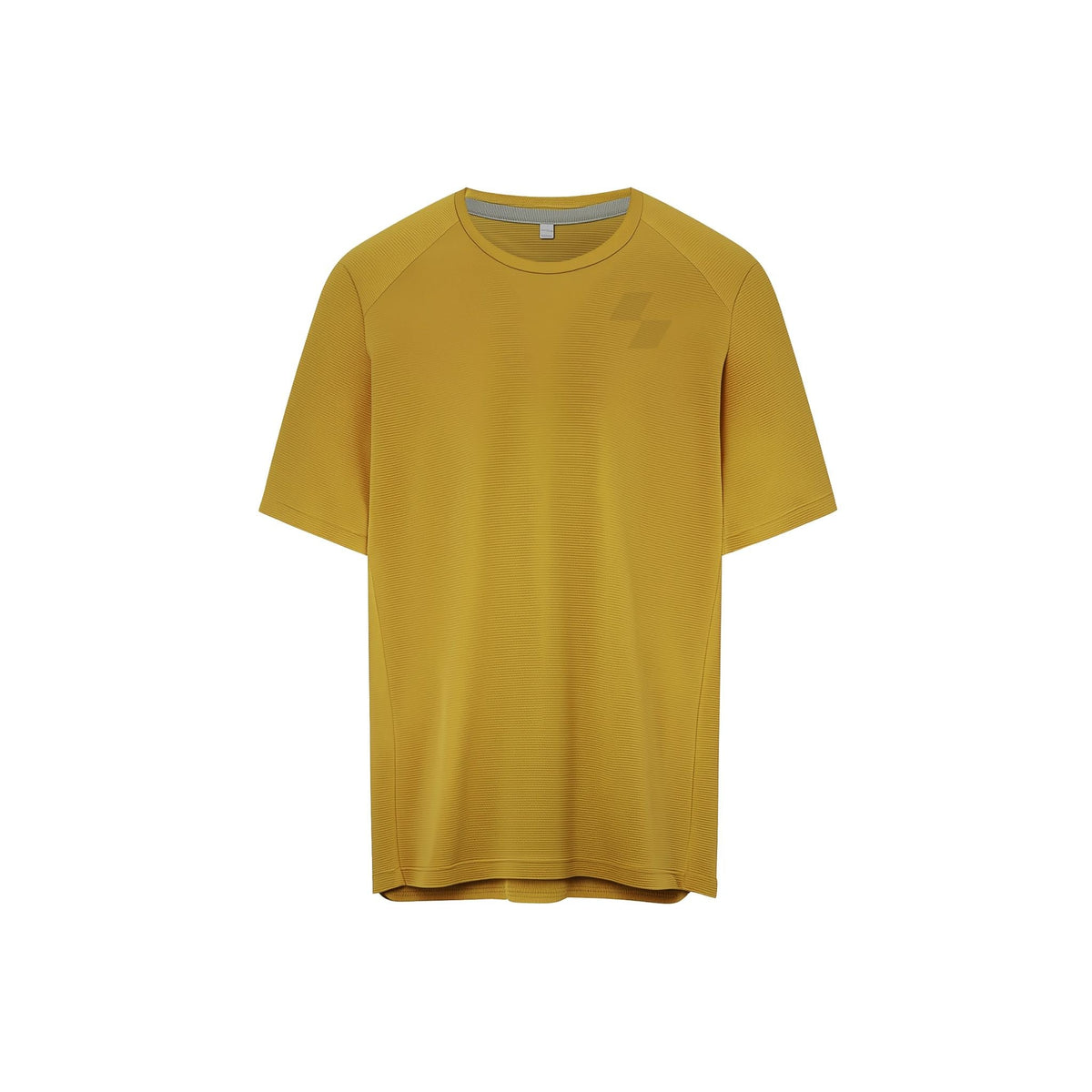 Yellow t-shirt on a white background (Yellow)