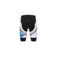 Black and colorful cycling shorts on a white background (Black)