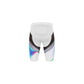 Multicolored athletic shorts on a white background (white)