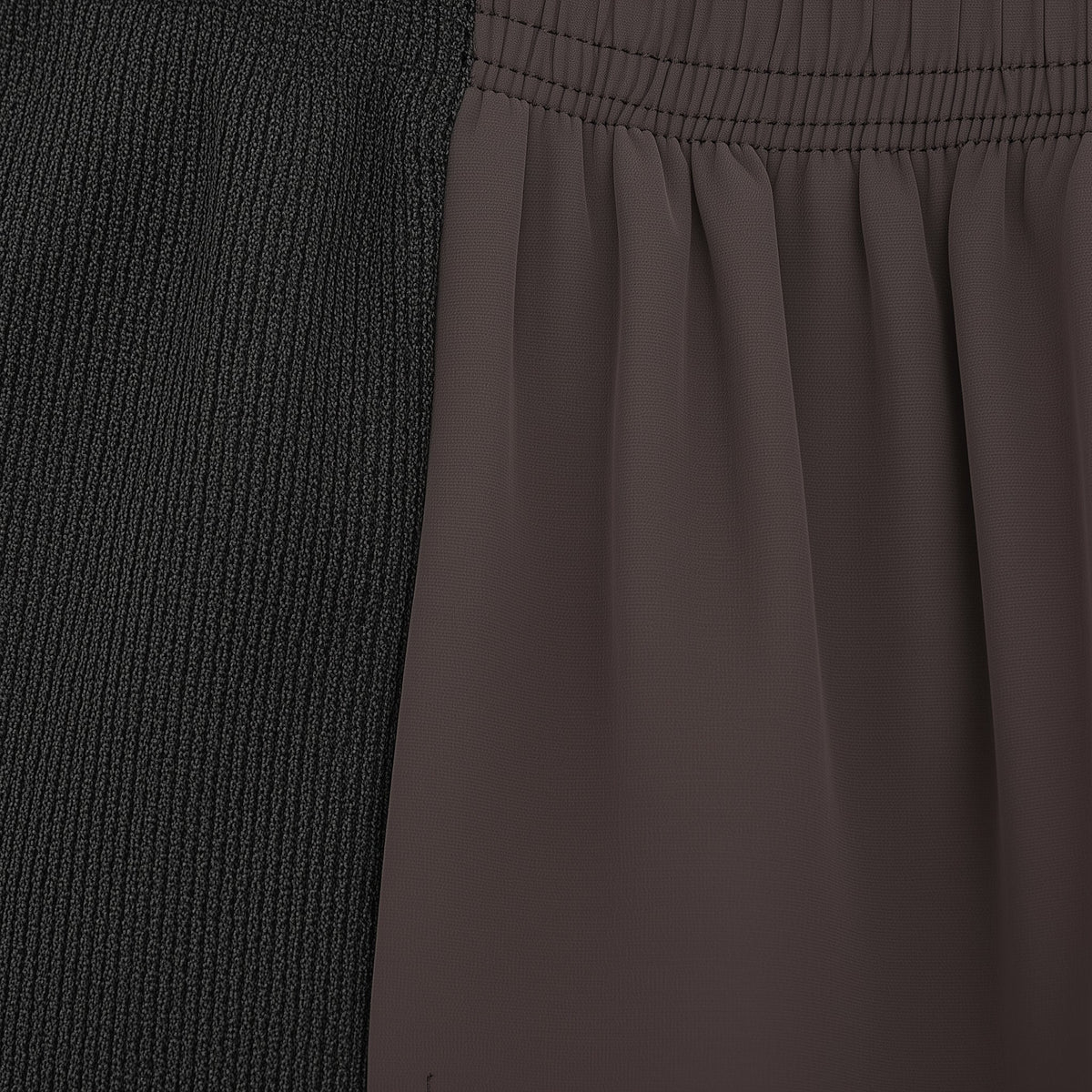 Close-up of a brown fabric texture (Brown)