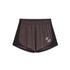 Pair of black and brown shorts on a white background (Brown)