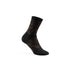 Black sock with brown pattern on a white background (Beige)