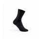 Black sock with blue pattern on a white background (Blue)