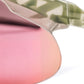 Close-up of a pink and green eyeshadow palette with a white background (Pink)