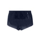 Navy checkered boxer briefs on a white background (Blue)