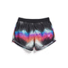 Colorful patterned shorts on a white background (Black)