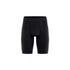 Black athletic shorts on a white background (Black)