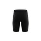 Black athletic shorts on a white background (Black)