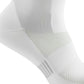 Close-up of a white sock with textured pattern on a white background (White)