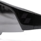 Close-up of a car's black rear spoiler on a white background (Black)