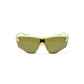 Sunglasses with green-tinted lenses and light green frames on a white background (Green)