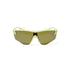Sunglasses with green-tinted lenses and light green frames on a white background (Green)