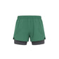 Green athletic shorts with a white background (Green)