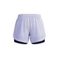 Light purple athletic shorts with black accents on a white background (Violet)