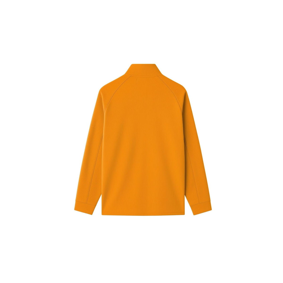 Orange long-sleeve shirt on a white background (Orange)